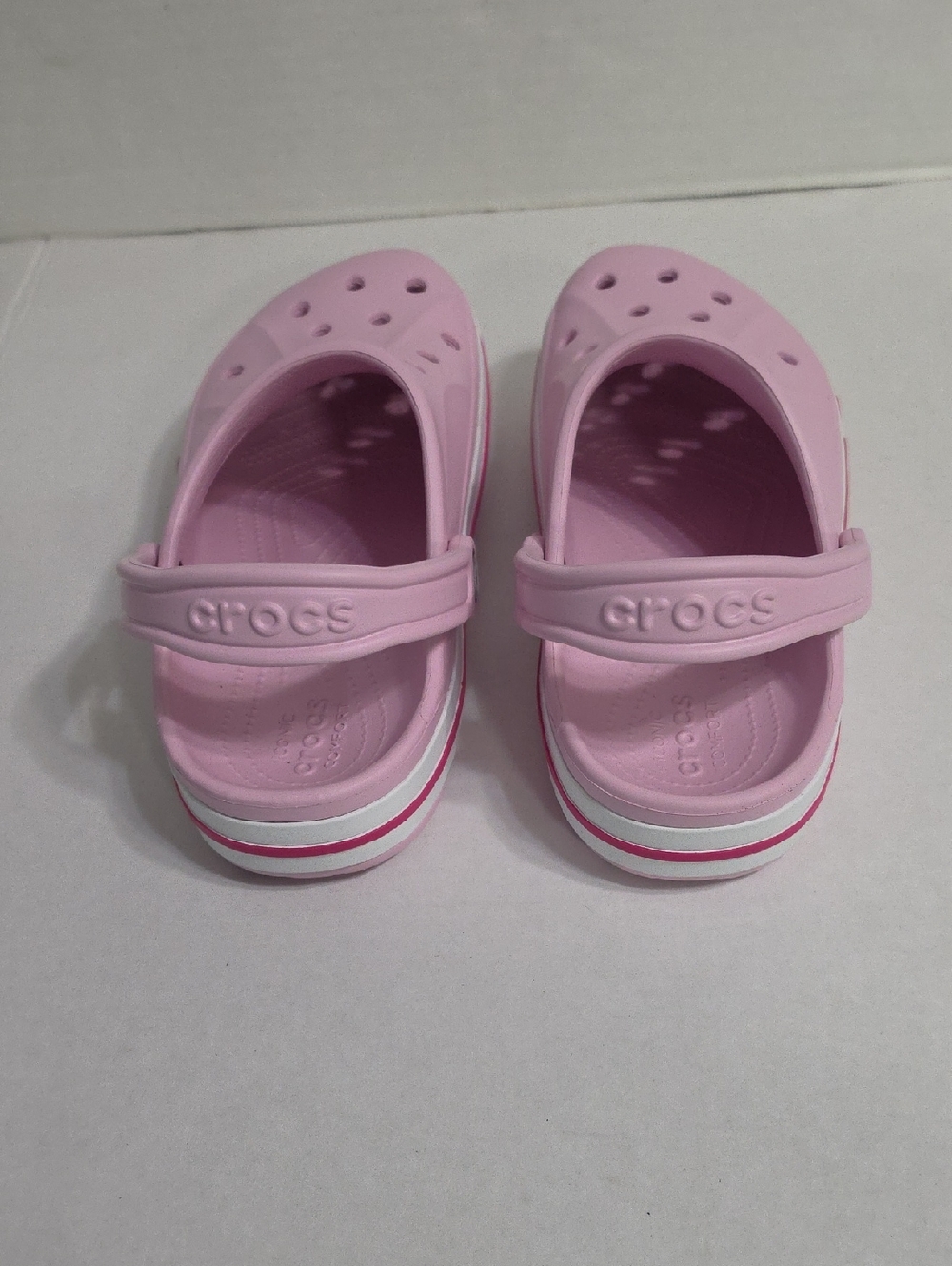 CROCS Bayaband Clog In Ballerina Pink Sandal with Heel Strap Size 9 *NWOT* - Picture 4 of 6
